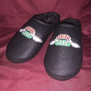 Friend’s Central Perk Unisex Open Back Black Slippers NWOB - Size M